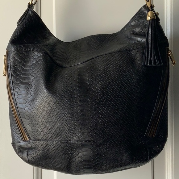 Rebecca Minkoff Large Black Leather Shoulder Bag - Picture 4 of 9